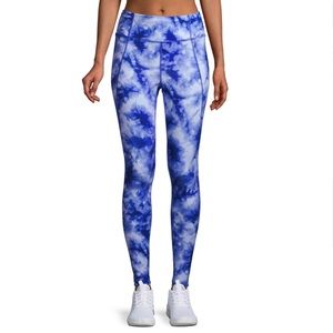 Avia Sz L Active Performance Tie Dye Leggings